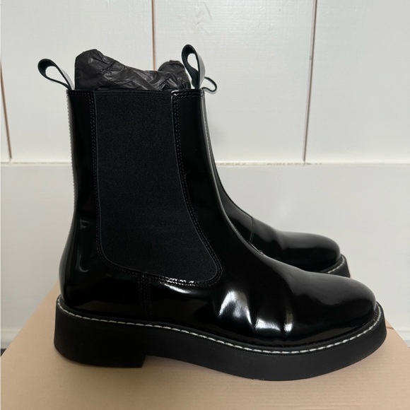 Anthropologie Pilcro Contrast Stitch Boots - Picture 5 of 8